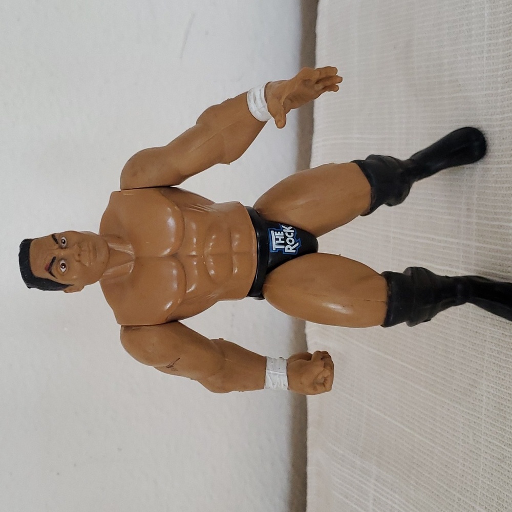 Vintage 1996 Dwayne Johnson The Rock Wrestling Action Figure